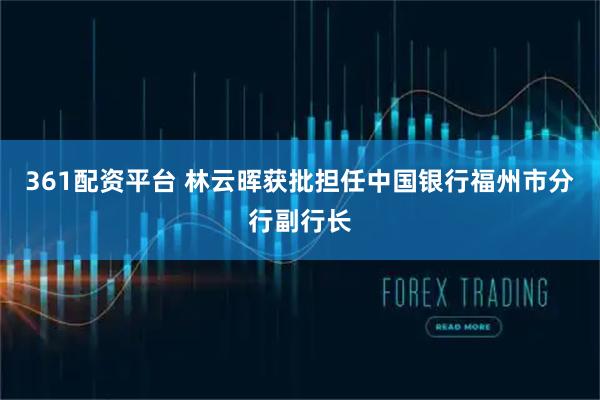 361配资平台 林云晖获批担任中国银行福州市分行副行长