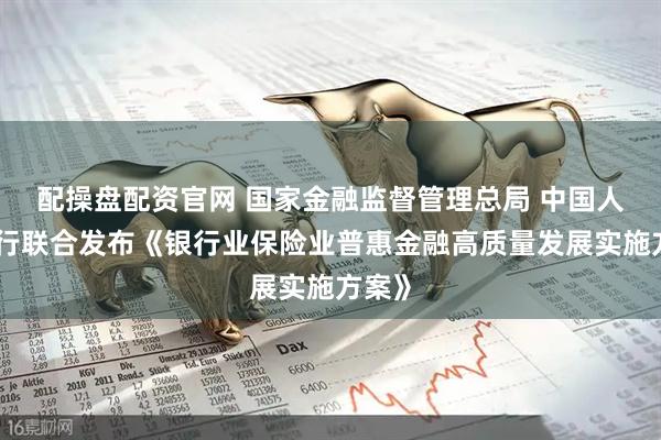 配操盘配资官网 国家金融监督管理总局 中国人民银行联合发布《银行业保险业普惠金融高质量发展实施方案》