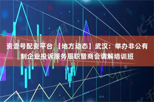 资壹号配资平台 【地方动态】武汉：举办非公有制企业投诉服务履职暨商会调解培训班